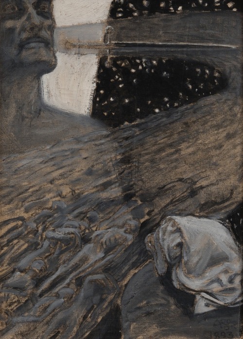songesoleil:River of the Dead.1893.Art by Akseli Gallen-Kallela.(1865-1931).