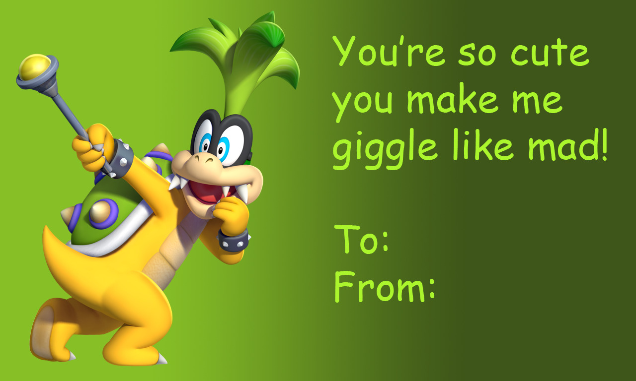 bikerwolfchip:  Koopaling Valentines!  
