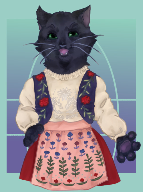 Some Fanart,,, @diddlysquash I Love All The Embroidery On Merry Thing's Clothes, Its So Pretty 