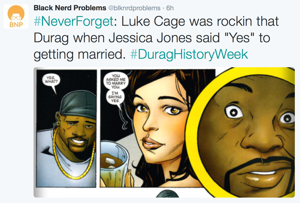 blacknerdproblems:  That’s right folks, this week is #DuragHistoryWeekHop on over