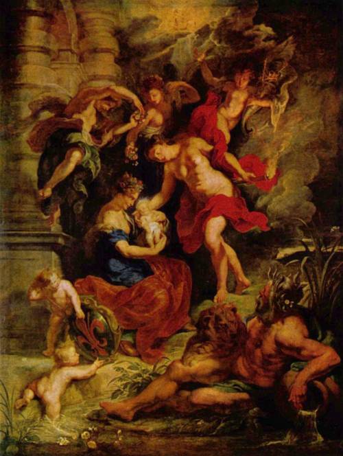 2. The Birth of the Princess, 1625, Peter Paul Rubens