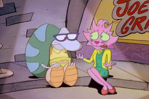 rockosedits:  Extra: In the episode ‘’Rinse and Spit’’, when Filburt want to be alone, there is a cameo of Princess Carolyne.P.C.: “What’s happening to you?”F: “I save the city from a giant tooth and I didn’t get my diploma for to be