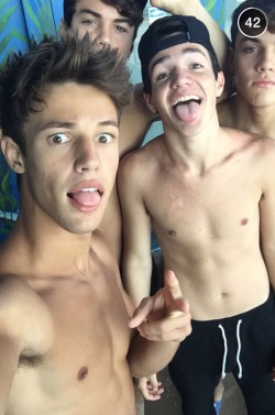 male-celebs-naked:  Cameron Dallas and Aaron