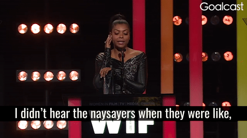 hustleinatrap:  Amazing Taraji P. Henson about her own way to success. Powerful, emotional and 