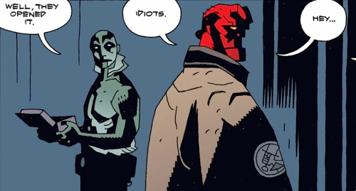 loislane:please read Hellboy – this critically-acclaimed and obviously very serious comic