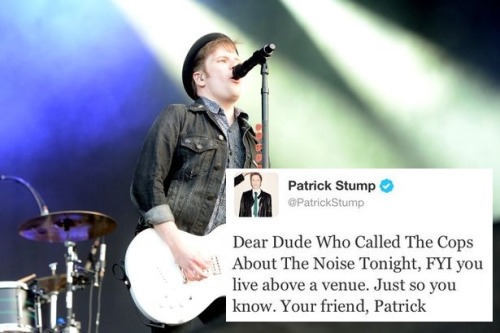 Porn caitertothotdish:  Patrick Stump + Tweets photos