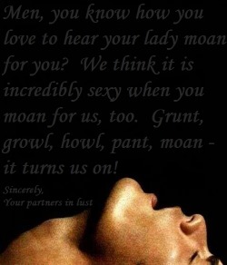 myinnerdomme:  thecreamofhercrop:  prurire:  Vocal and expressive men make me wet. I want to hear more than you crying in pain (although tears make me wet, too). I want to hear you.  Me, 2 a T. Like an exorcism.. ;)  OMG… this is SOOOO true!  YES!