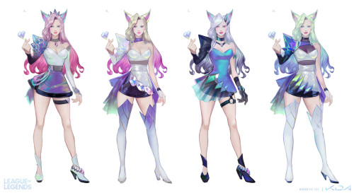 KDA All Out Ahri Rheekyohttps://www.artstation.com/artwork/oAz1nL 