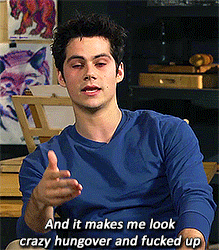  What’s your favorite part about playing void!Stiles? The makeup. 