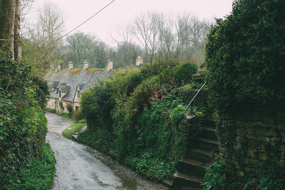 floralls: stone cottages in Bibury by  Eduard Militaru   