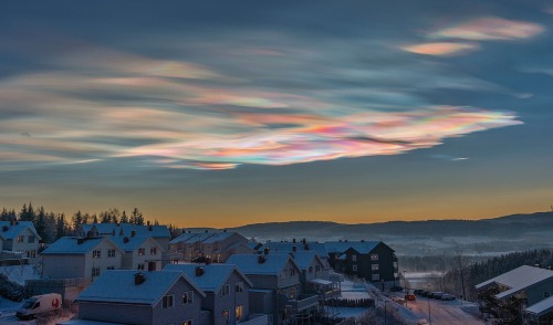 XXX Night-shining clouds in Norway. photo