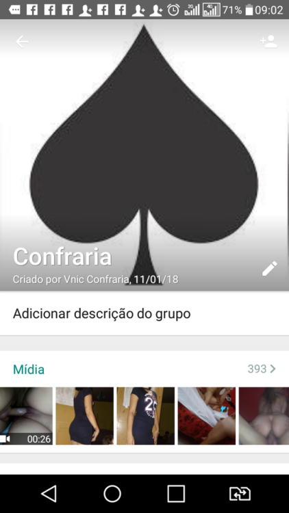 Atençao corninhos de plantao estamos cm esse grupo so de maridos q curtem compartilhar sua amada&hel