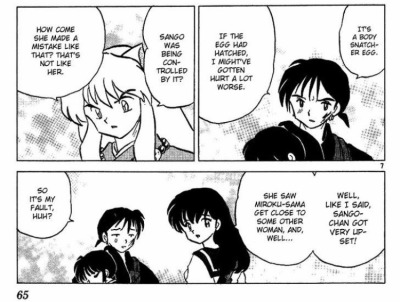 nartista:Vol 30. Chapter 292.Kagome telling it as it is xD