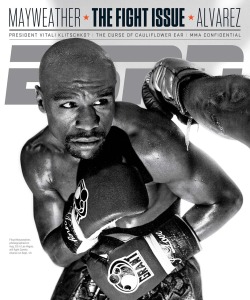 benlowy:  I shot the new cover of ESPN Magazine! From an exclusive studio session with one of the greatest boxers of all time - Floyd Mayweather! 