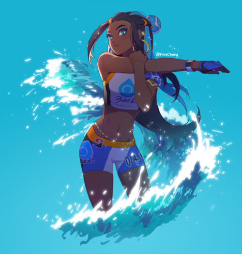 finnichang: Nessa is so beautiful she might be my favorite Pokemon gym leader design ; w ;