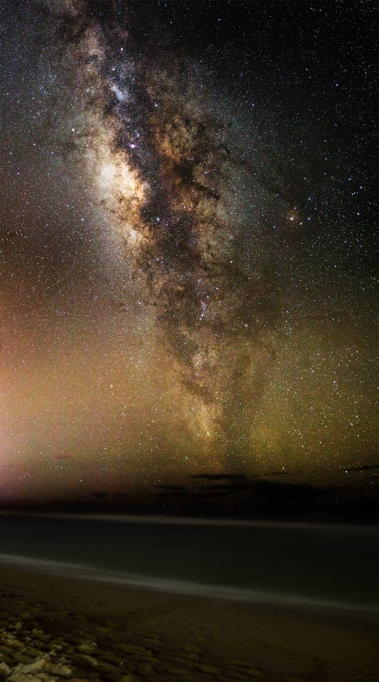 15 Image Panorama Of The Milky Way In Maui 