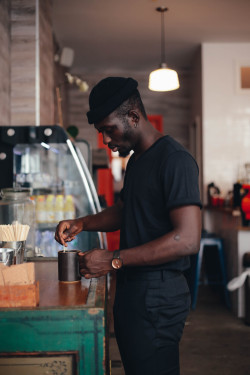 fashionandstyleformen:  stevenonoja:  Keep it casual today- Uniform, All black everything, and The Movado Edge. By now you guys already know i’m a clean and tailored guy. all about the style, fit, and functionality of a product. Today’s look is a