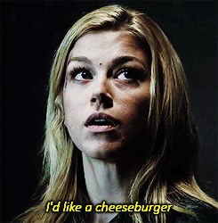 badassmorse:  Cheeseburger Please - 3x13 Sneak Peek (x)  Adrianne Palicki as Bobbi