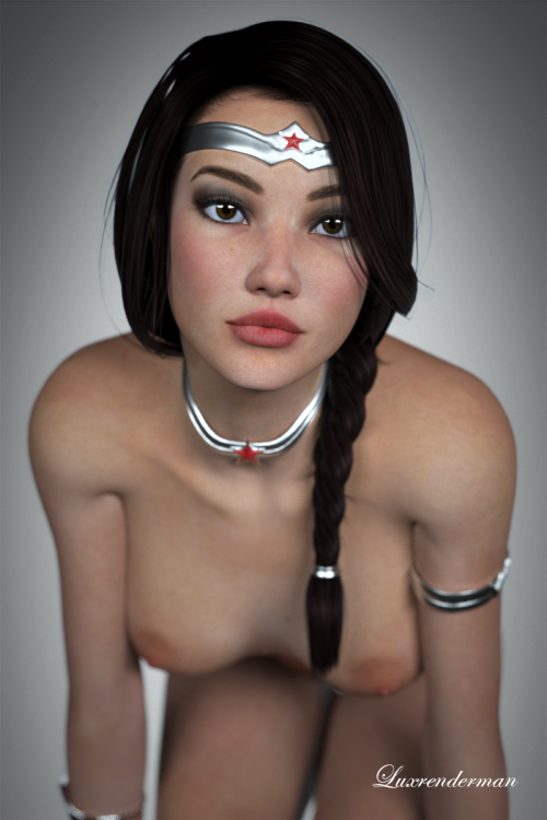 fictionalfap:Absolutely mind-blowing cg Wonder Woman art by Luxrenderman!