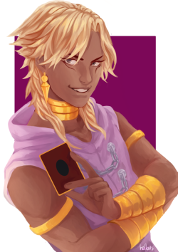 hallous: Felt like painting Marik~ Yugioh was such a big part of my childhood, I miss it dearly Process: 