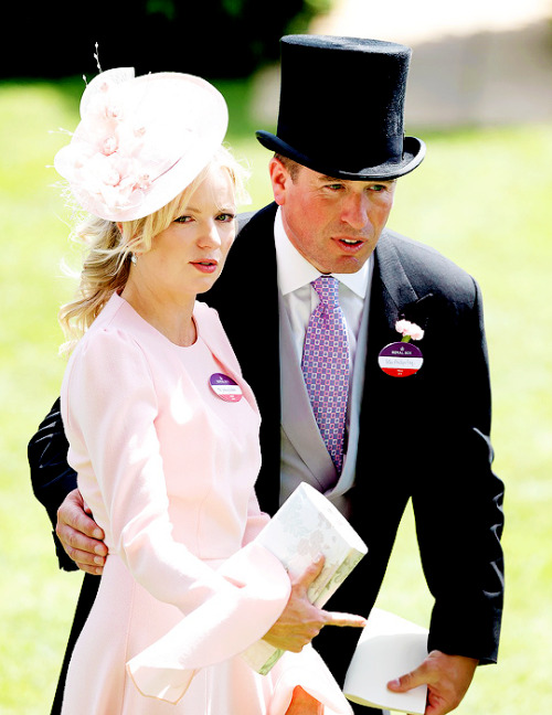 theroyalsandi:Peter Phillips and his girlfriend Lindsay Wallace, who attended a number of events w