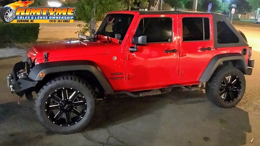 RimTyme Custom Wheels & Tires — 2016 Jeep Wrangler sitting on 20