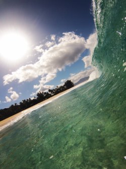 nalumonphotography:  What Ke’iki Beach looks like on a good day. Shot sometime ago last year.