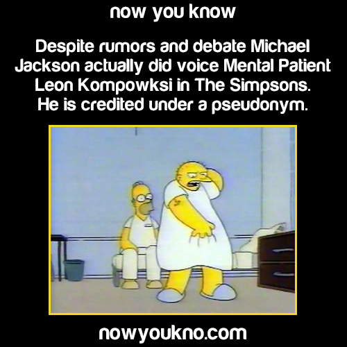 nowyoukno:  Michael Jackson facts to commemorate adult photos