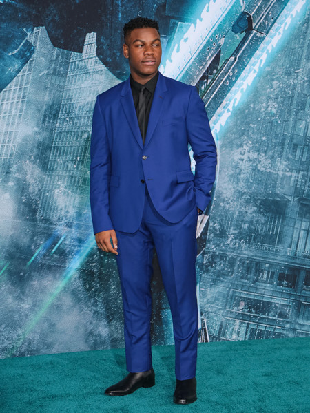 caarriefisher:John Boyega attends Universal’s “Pacific Rim Uprising” premiere at TCL Chinese Theatre IMAX on March 21, 2018 in Hollywood, California.