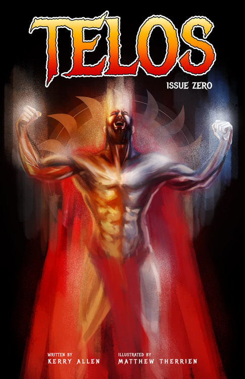 My painted cover for the first issue of Telos &ndash; coming early 2015!