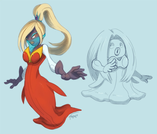 haychelda: I was planning to have a Jynx in Tales of Elysium, but then I started designing it and well… I think I miiiiight have over-stylized her a bitttt… What do you guys think? Yay or nay? 