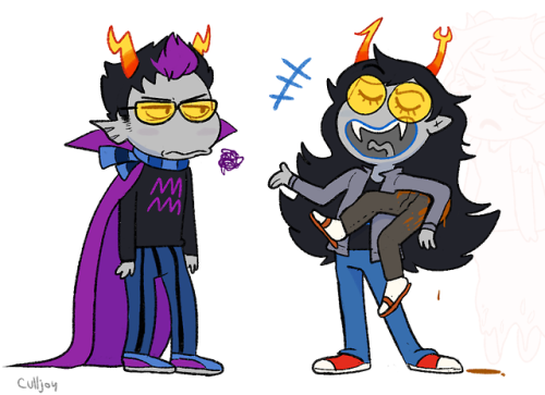 culljoy:Shoot, Eridan. You can’t just go around, endangering and killing your pals out of spite and 