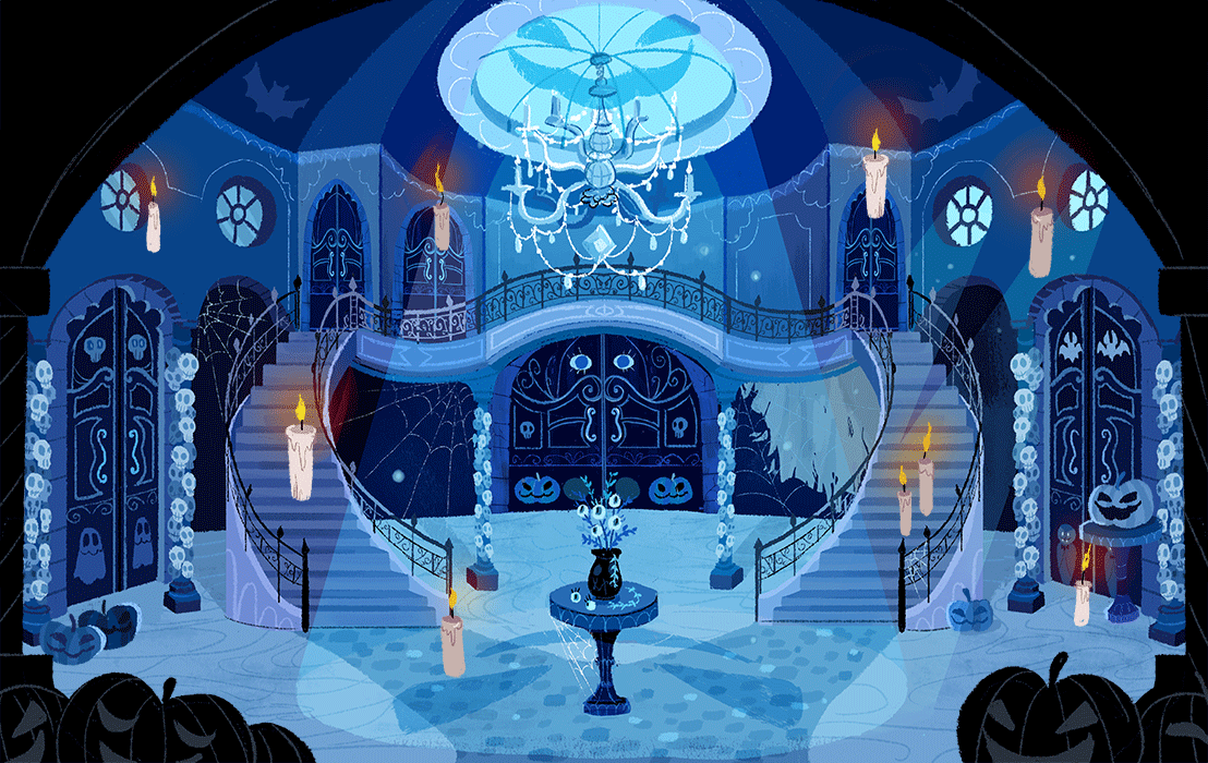 foxville:  Another environment for the Nook game, with some really lazy animation