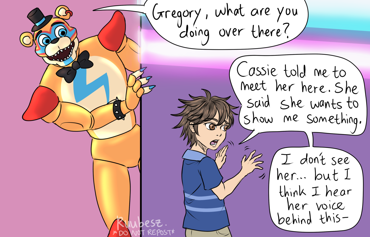 gregory fnaf x masaru daimon : r/danganronpa