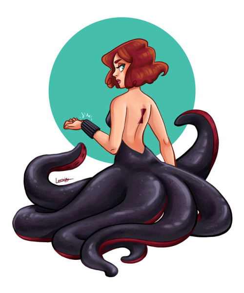 movinglabonart: Part 2 of my Mervengers series for Mermay: Natasha.