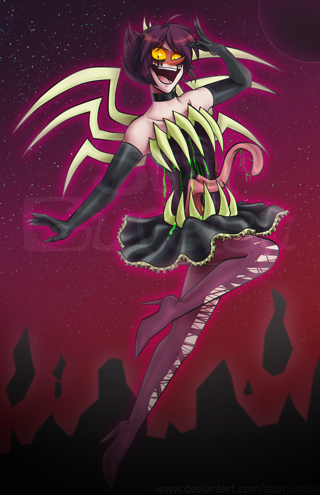 stargureisu:  Venomous AntagonistThe girl with a parasite on her belly.