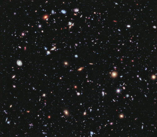 traverse-our-universe: Hubble Deep Field. Click here to see this image in two halves. NASA; ESA; G. 