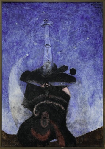 Man Searching the Heavens, Rufino Tamayo, 1949, Harvard Art MuseumsHarvard Art Museums/Fogg Museum, 