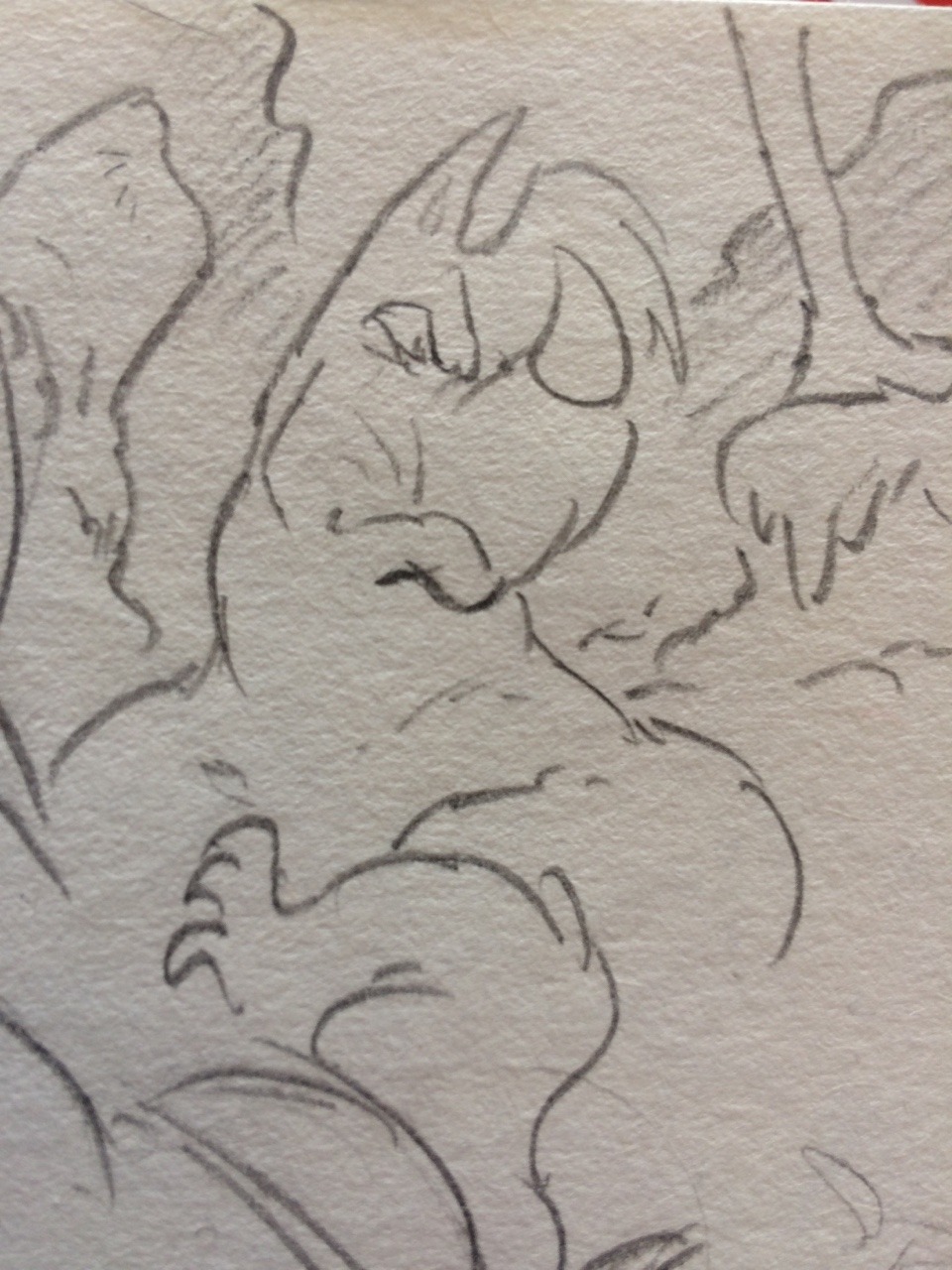 My style when I draw in paper is a bit different then the way I draw digitally. It’s