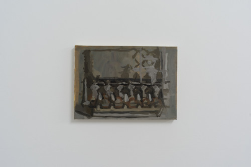 TATIANA POZZO DI BORGO
2020
Tatiana Pozzo di Borgo, an artist living and working in Lacelle, Corrèze, presents her new suite of tonal paintings. She works through serial observation of objects, emptying them of their day to day associations and...