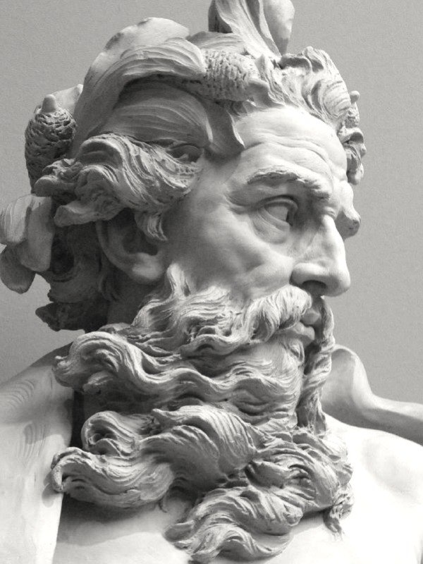 davidjulianhansen:  Lambert-Sigisbert Adam (1700-1759) Bust of Neptune, 1725 Los