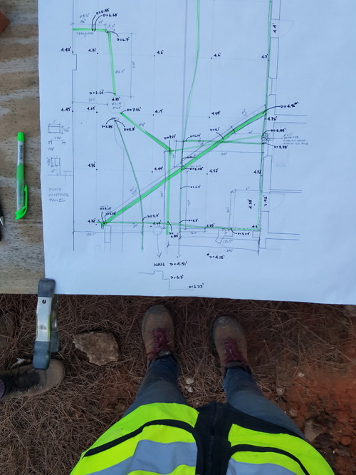 WEEK 15 This past week we spent most of our time on site, digging to find the existing pipes an