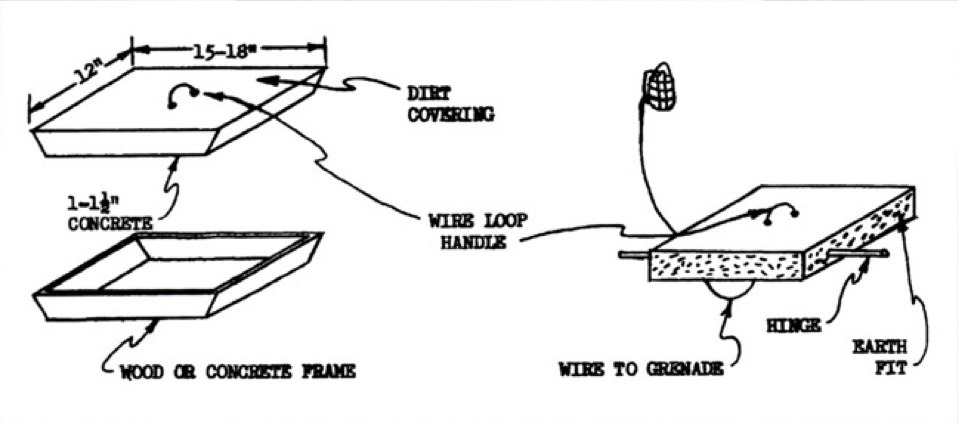 vietcong tunnels diagram