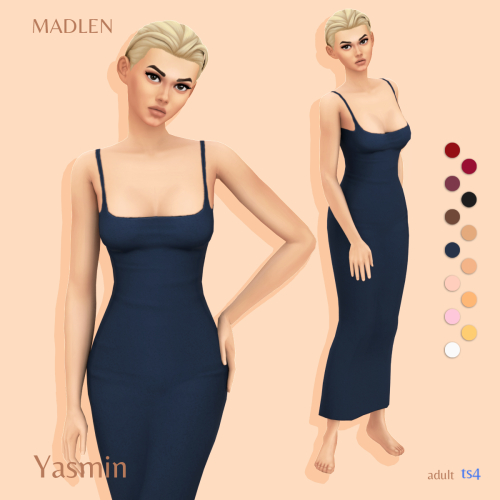  Yasmin DressSuper soft, slim dress that offers a comfortable, body-hugging fit. Effortless style wh