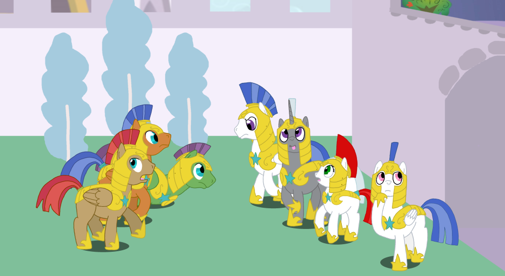 adurot:  ask-four-inept-guardponies:  How are you two even looking in that direction