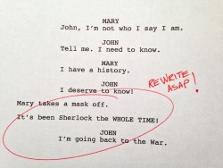 shitroughdrafts:  Sherlock: Season 3, Episode