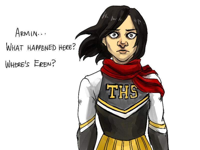 payroo: why mikasa was banned from the cheerleading squad but was begged to join