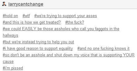 queerloras:  1ocus:  peent:  abrotion:  abrotion:  abrotion:  do u really think i give a fuck about your straight person opinion        [straight person voice] I BOUGHT A FUCKING RAINBOW PACKPACK TO SUPPORT YOU GUYS  that is hysterical oh my god 