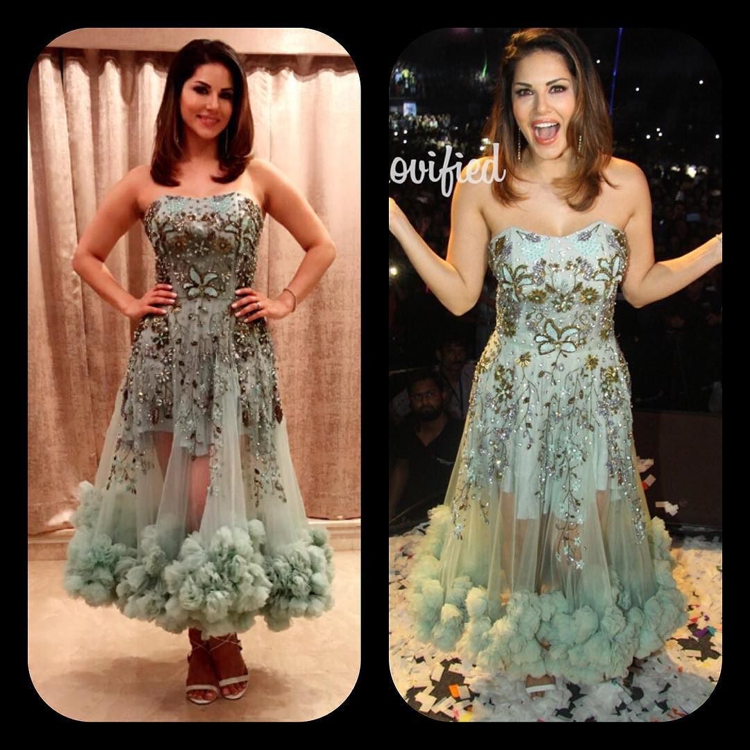 Loved my dress last night!! Thanks @anjanamisraofficial  @viralmantra styled by @hitendrakapopara