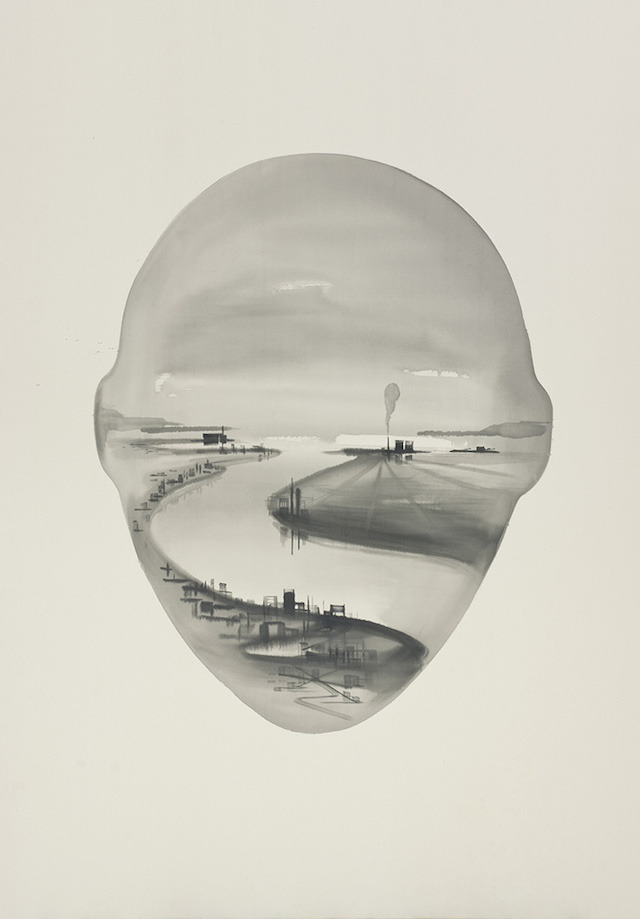 jedavu:  Paintings of Landscapes Shaping FacesCanadian artist Wanda Koop just released